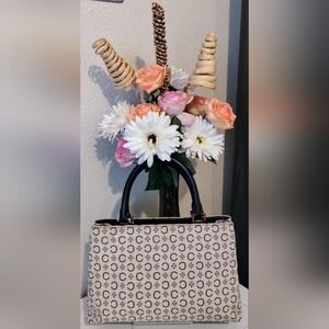 Celine Brown and Cream Tote Bag